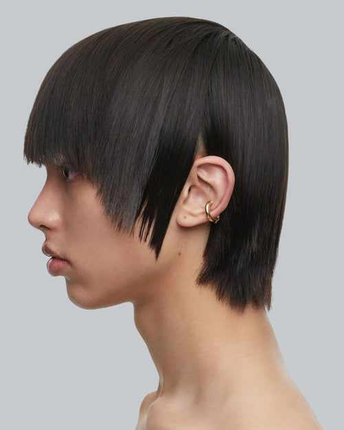 GOLD IMPERFECT CIRCLE EAR CUFF