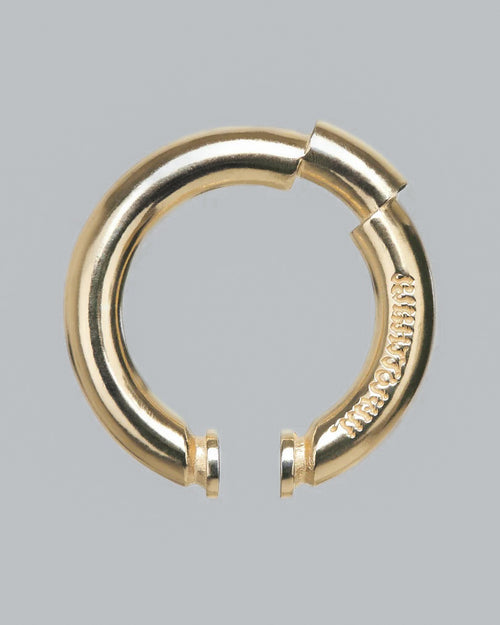 GOLD IMPERFECT CIRCLE EAR CUFF