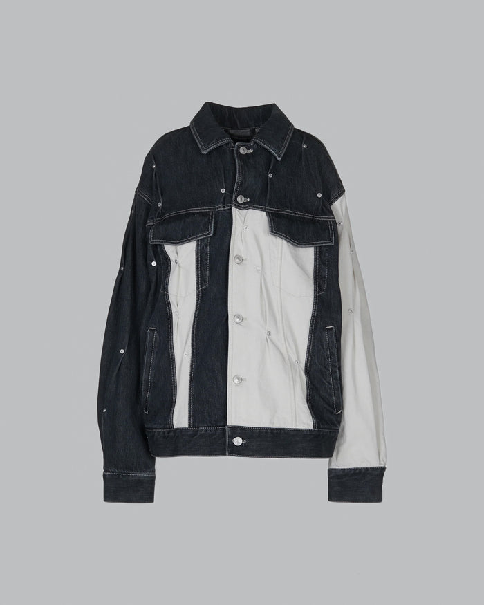 MULTI RIVET DENIM JACKET