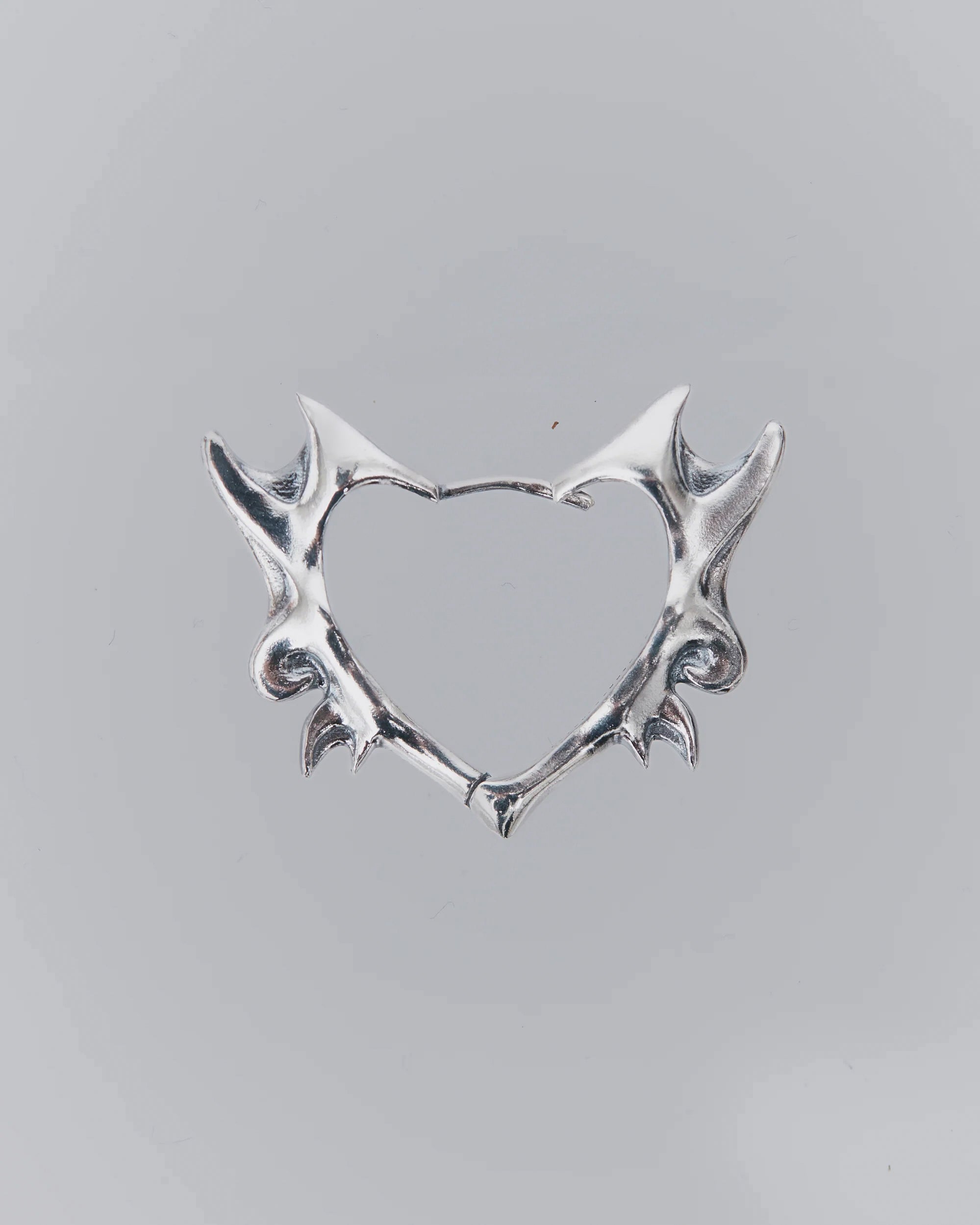 FLAME HEART EARRING