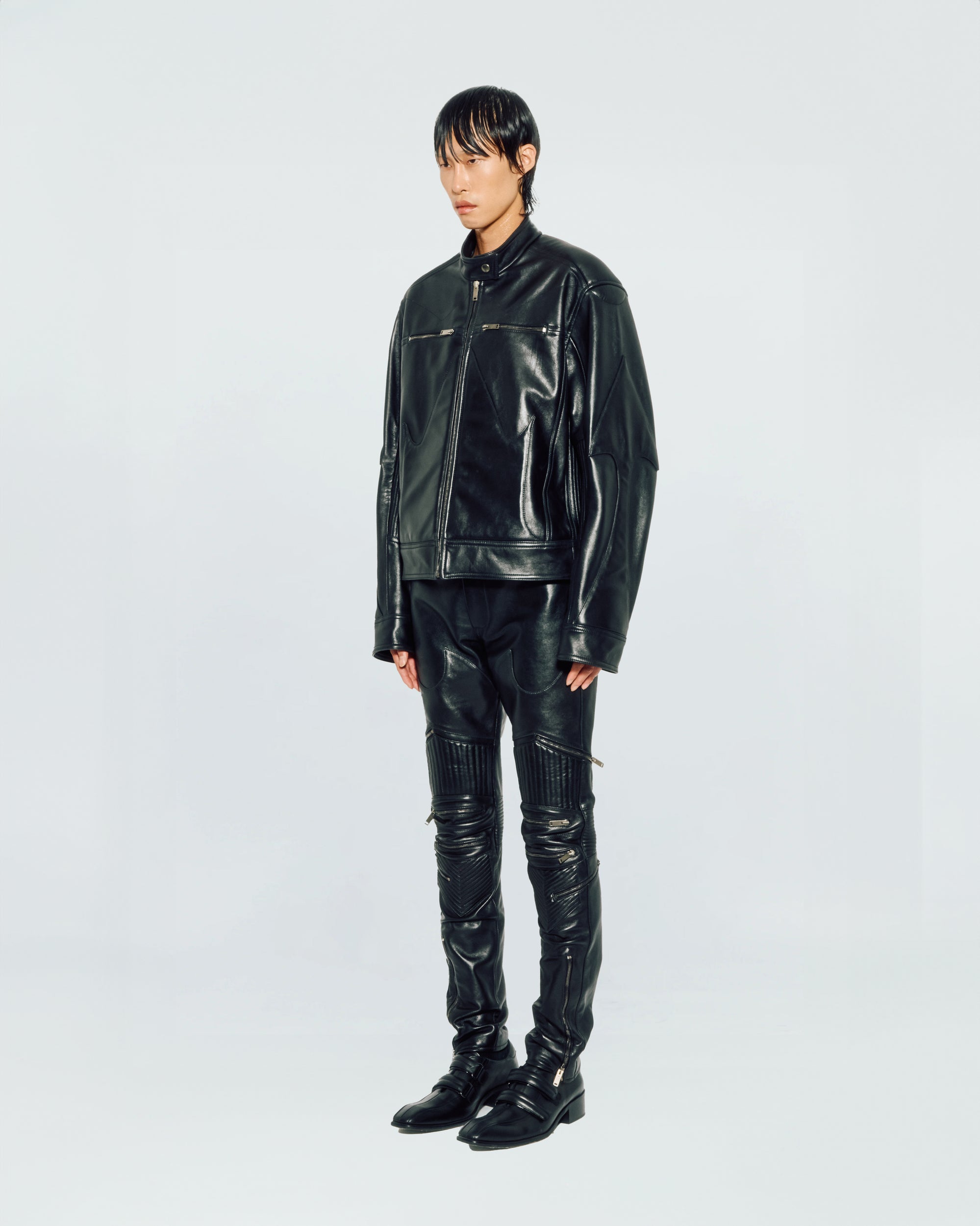 BIKER LEATHER JACKET