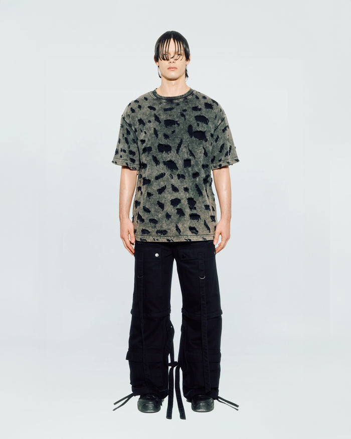 DISTRESSED LAYERED T-SHIRT