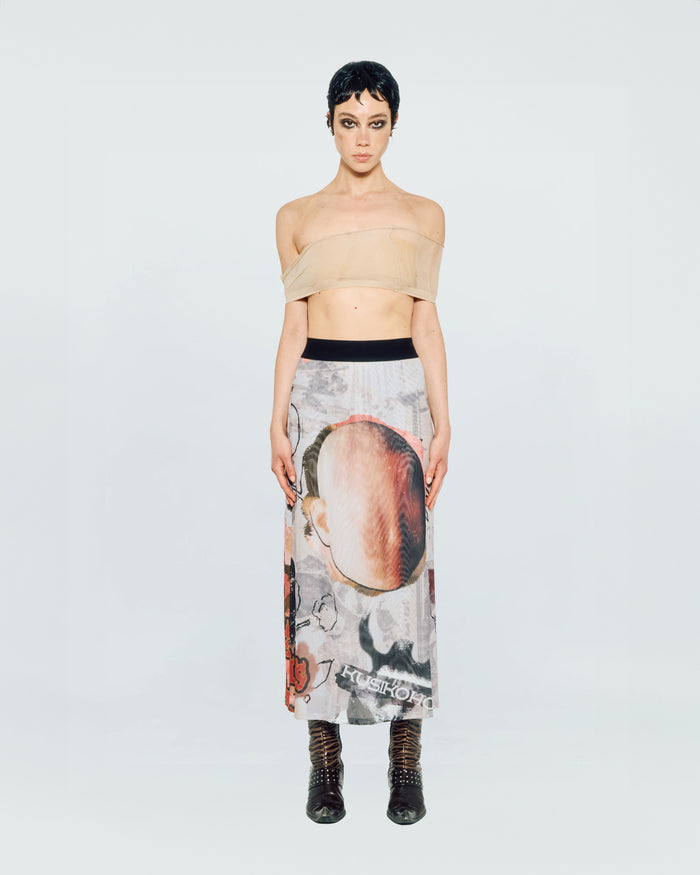 MESH LONG SKIRT