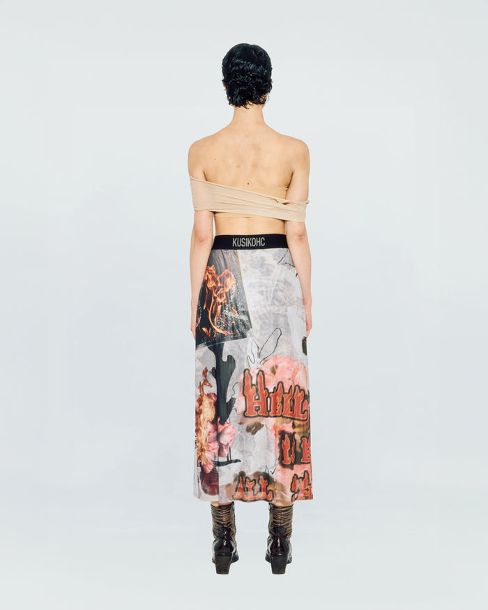 MESH LONG SKIRT