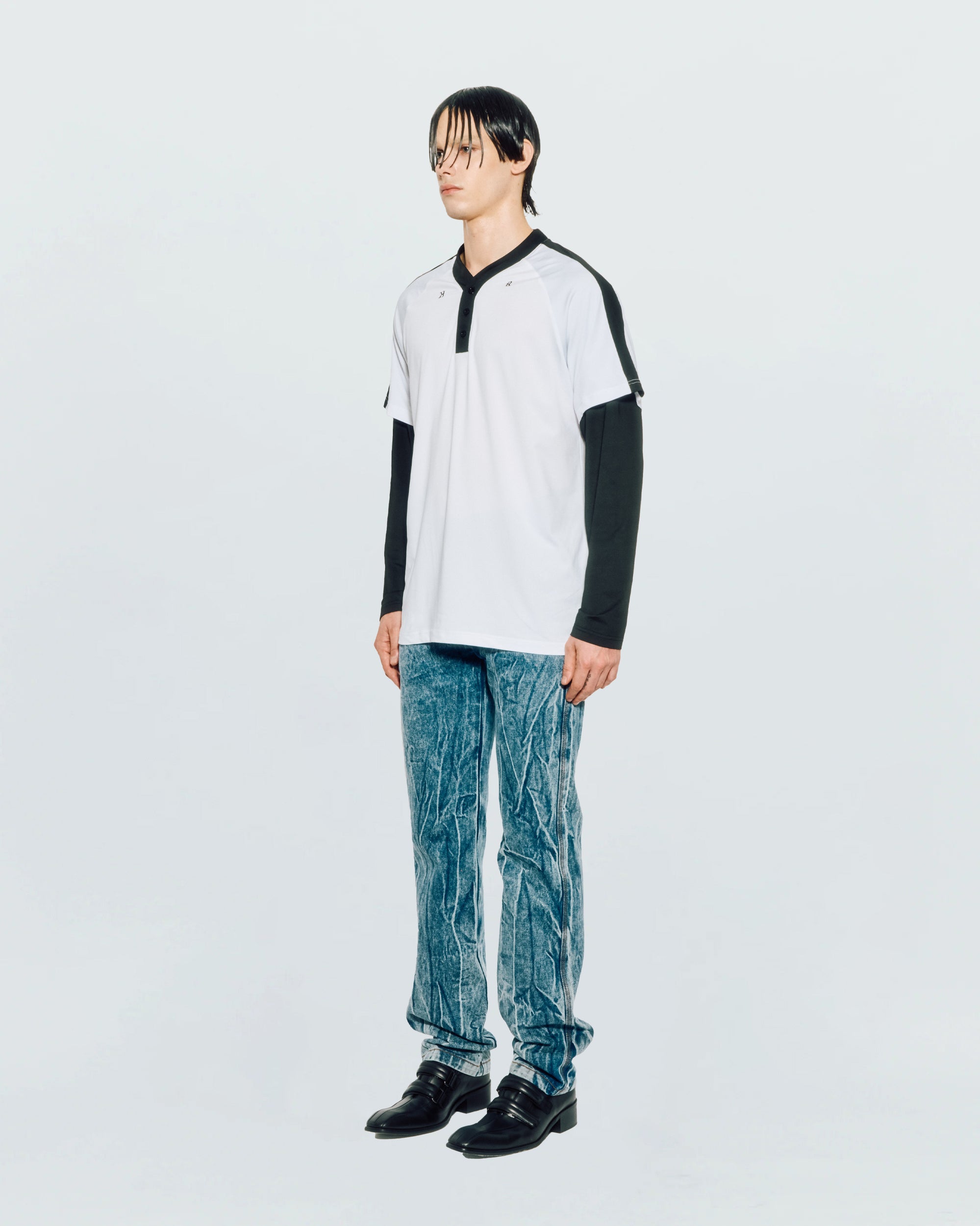 BASEBALL LONG SLEEVE POLO