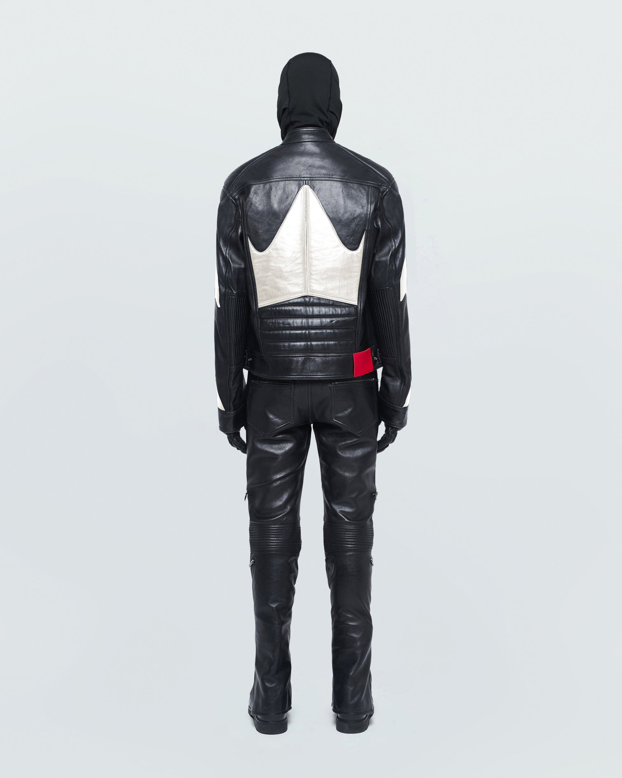 BIKER FAUX LEATHER JACKET