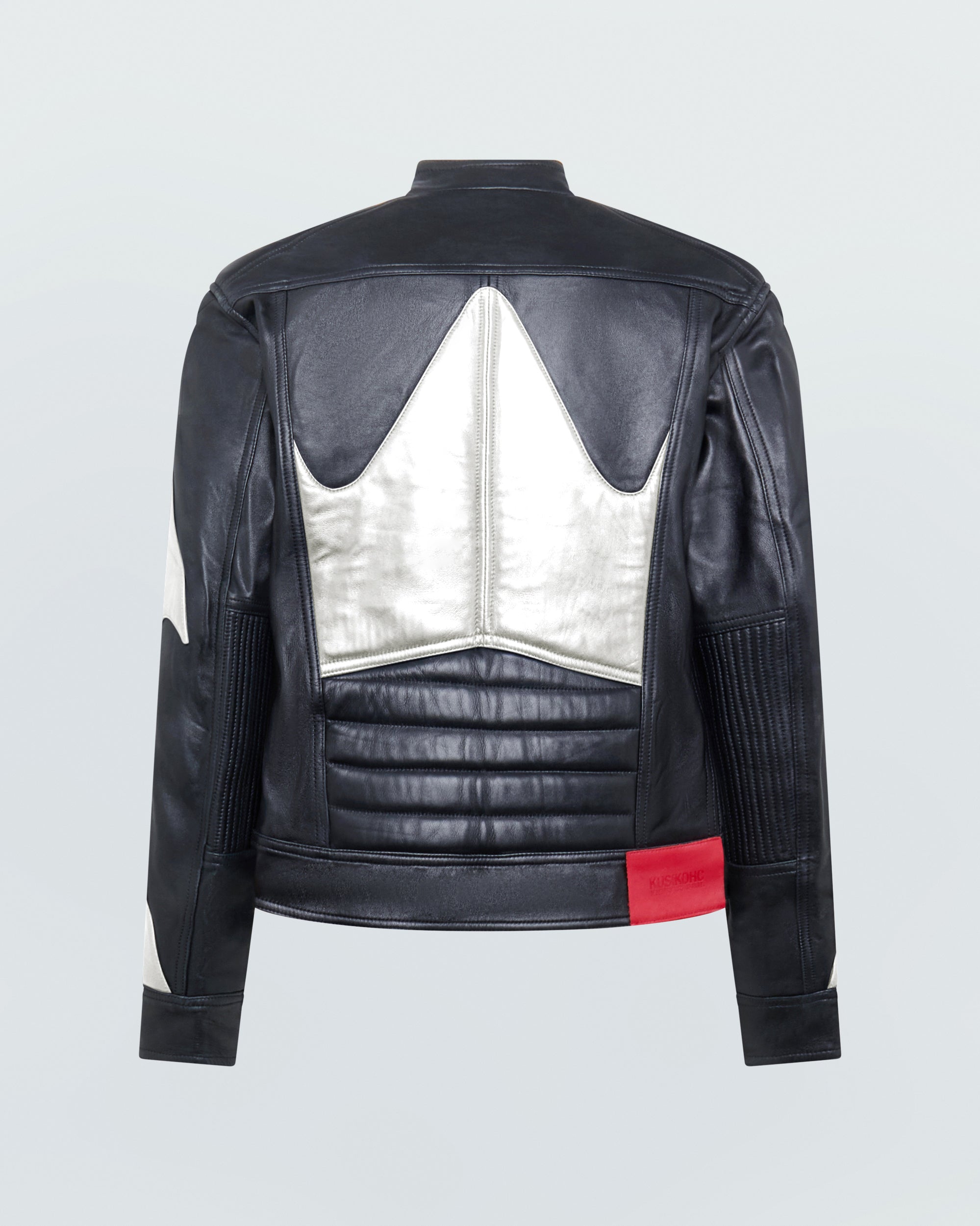BIKER FAUX LEATHER JACKET