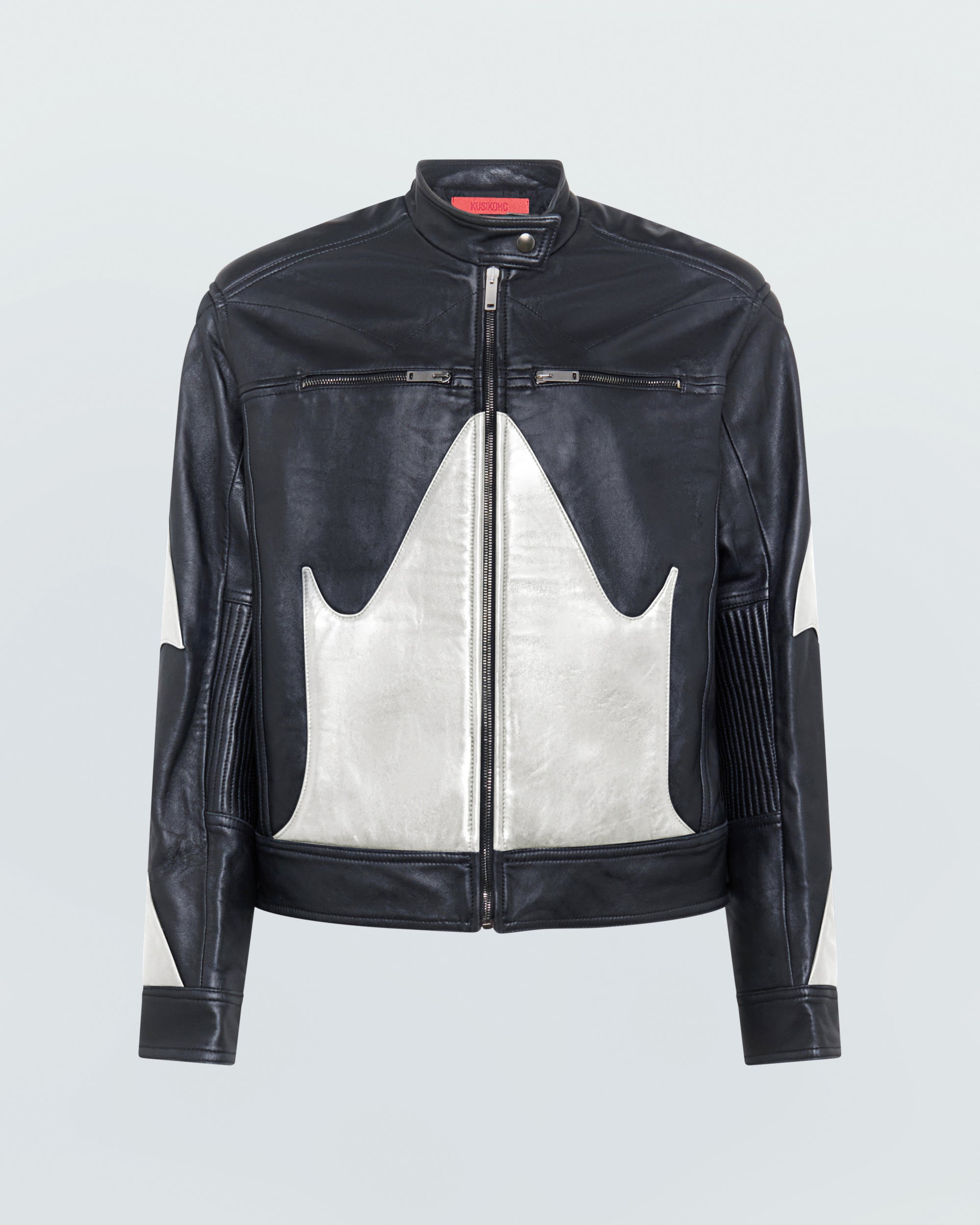 BIKER FAUX LEATHER JACKET