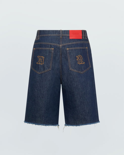 DART DENIM SHORTS