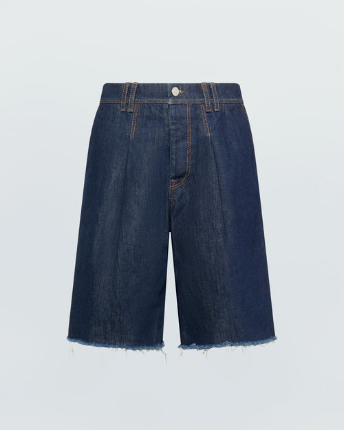 DART DENIM SHORTS