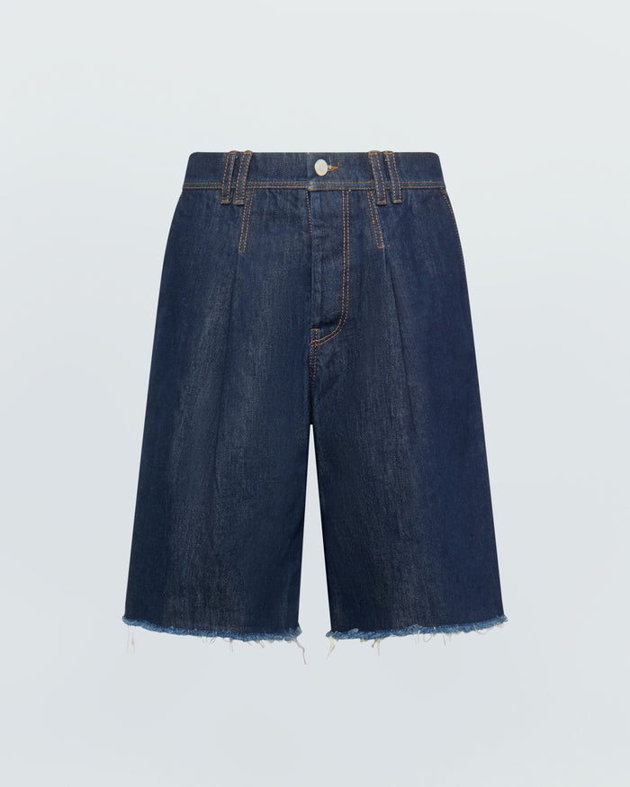 DART DENIM SHORTS