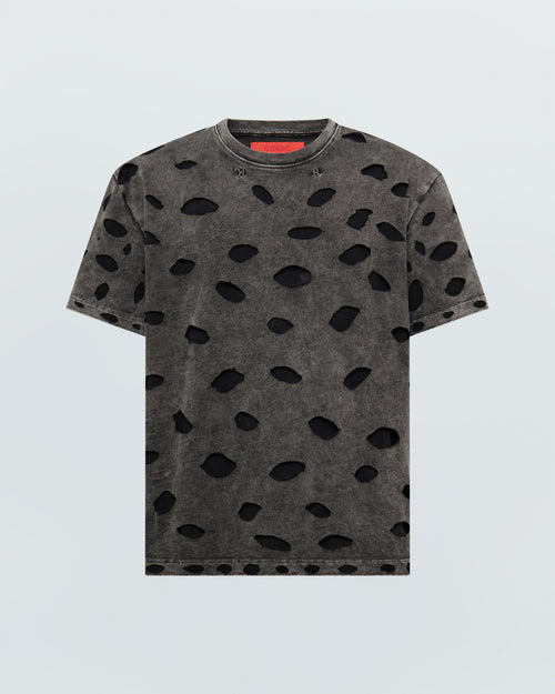 DISTRESSED LAYERED T-SHIRT