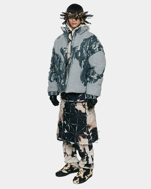 INSULATED DENIM QUILTED JACKET