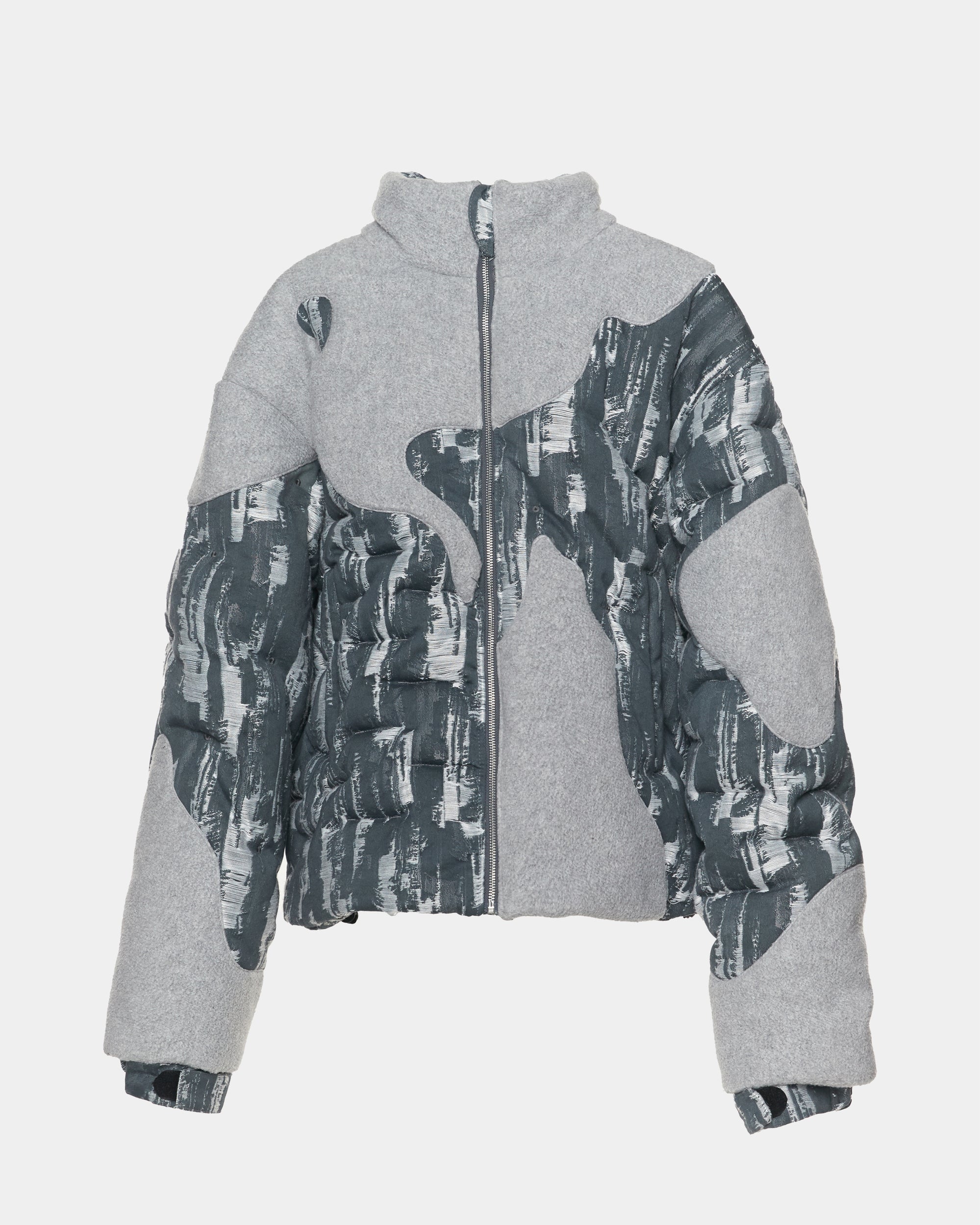 INSULATED DENIM QUILTED JACKET