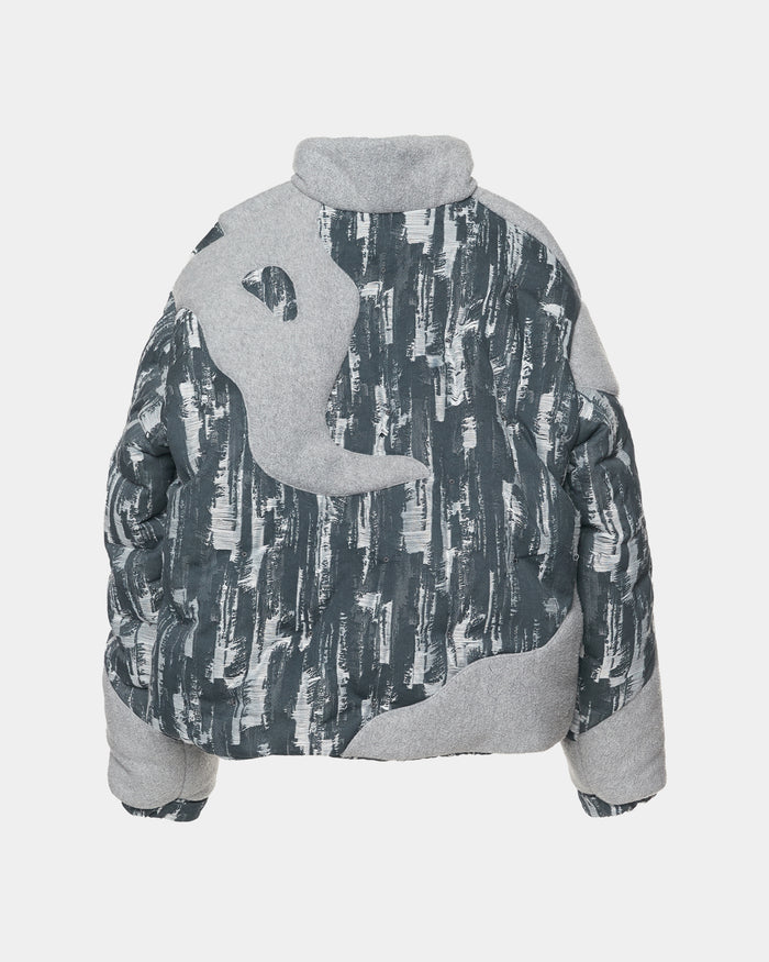 INSULATED DENIM QUILTED JACKET